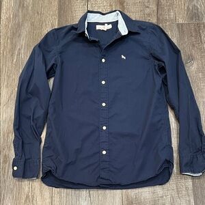 Boys H&M Navy Blue Button-Up Shirt. Like New.